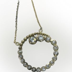 CZ Spiral Journey Pendant Necklace